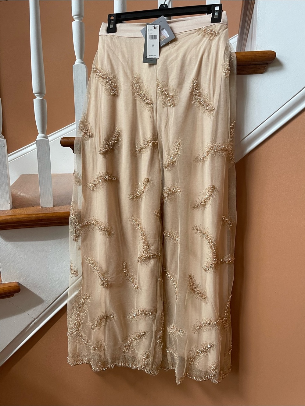 Bl-nk Anthro NWT Sz XS 5-star top rated stunning high rise lined wide-leg pants. - Picture 2 of 15